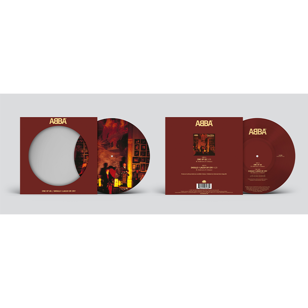 One Of Us 7" Picture Disc Single (Limited Edition) Front & Back