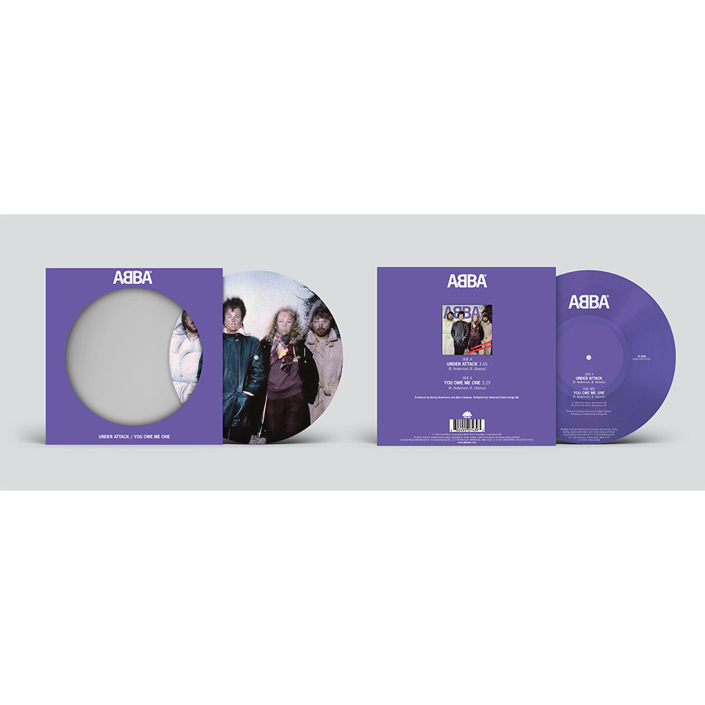 Under Attack 7" Picture Disc Single (Limited Edition) Front & Back