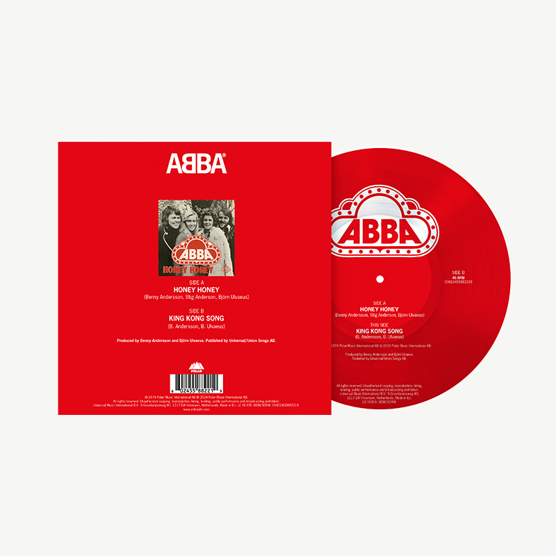 Honey Honey (English) / King Kong Song (Limited Edition 7") Back
