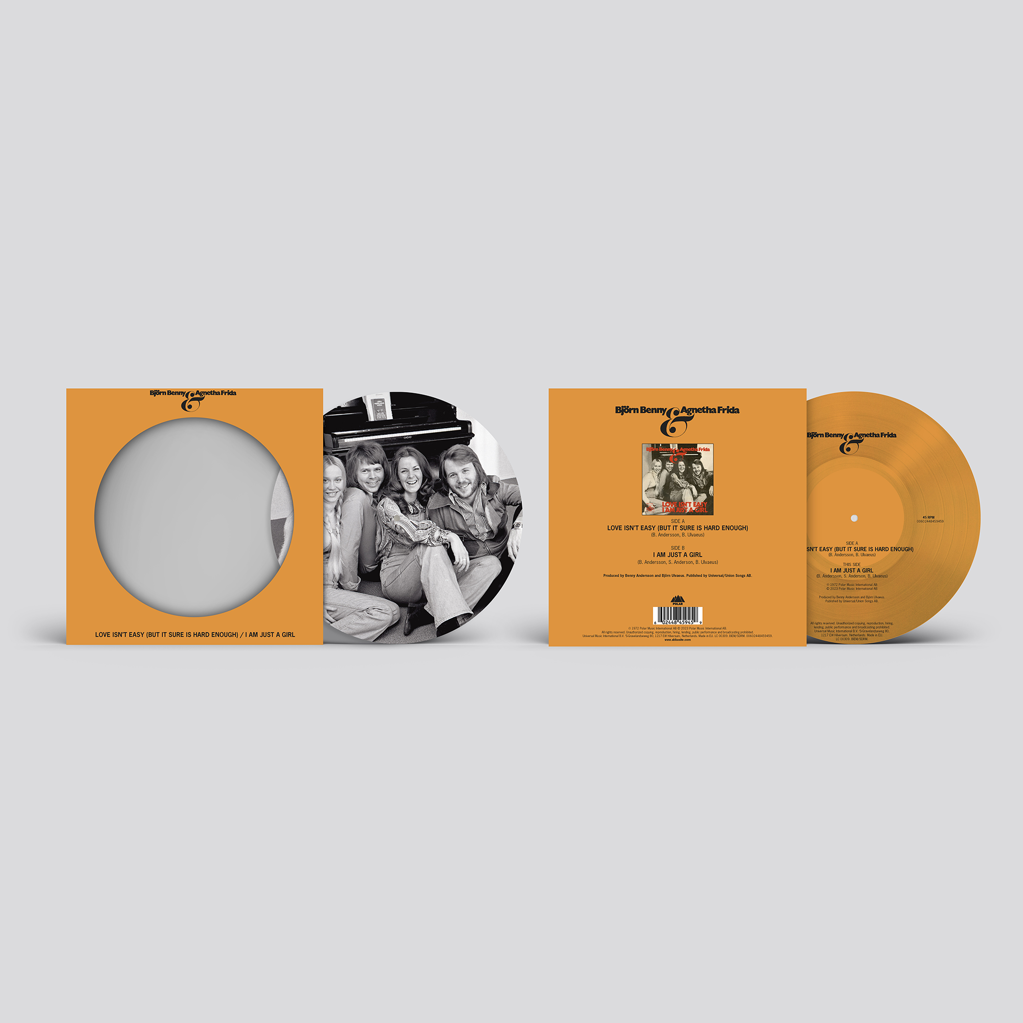 Love Isn’t Easy (But It Sure Is Hard Enough) / I Am Just A Girl 7″ Picture Disc Single (Limited Edition) Packshot