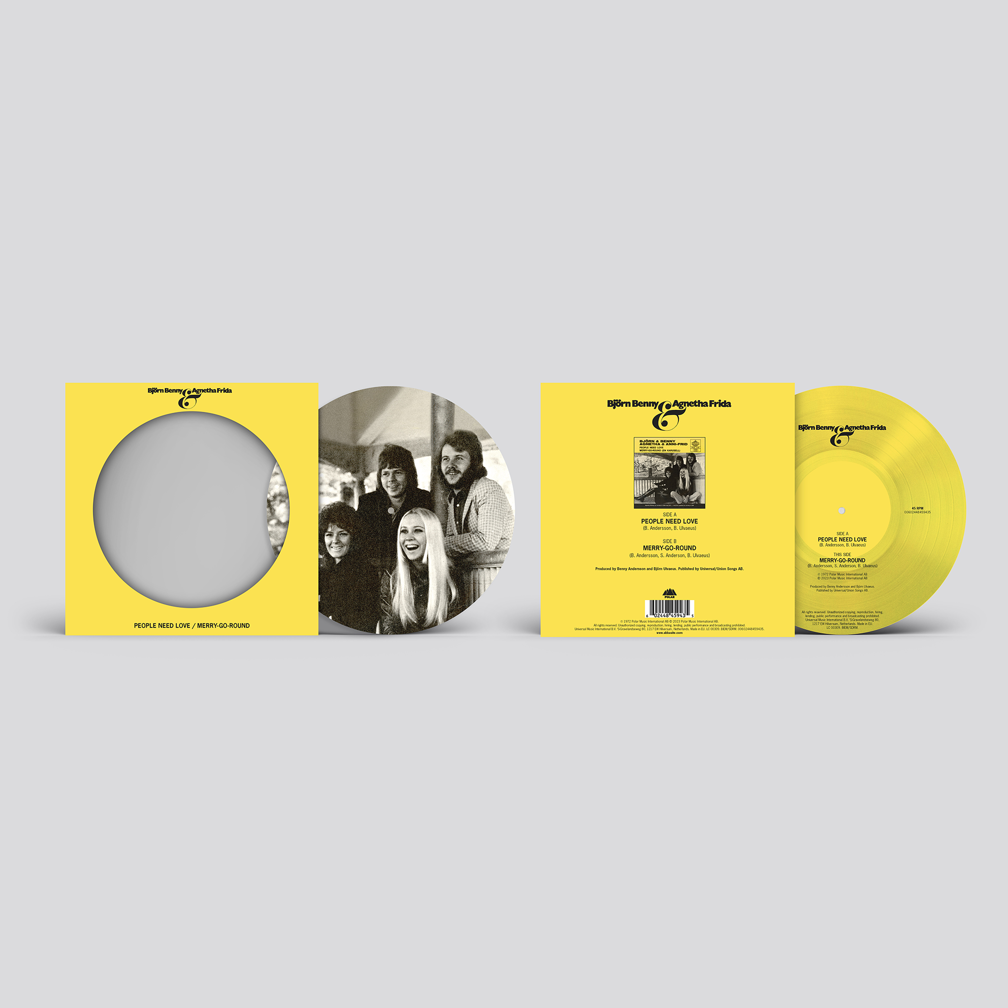 People Need Love / Merry-Go-Round 7″ Picture Disc Single (Limited Edition) Packshot